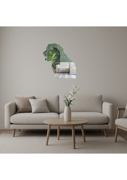 Sevimli Köpek Yüzü Duvar Sanatı - ALVN6097-1106