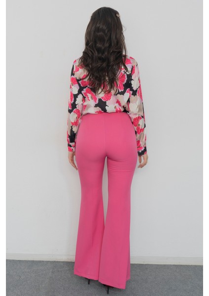 Ispanyol Paça Kemerli Pantolon modelleri