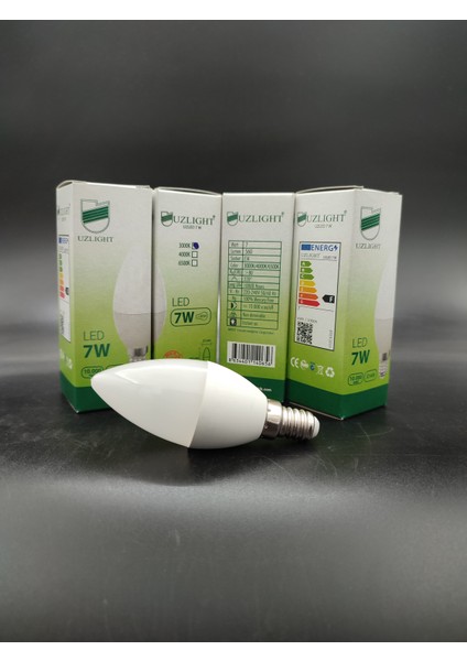LED AMPUL (E.14)Mum ampul.Sarı ışık (7.Watt=60.Watt)(4.Adetli paket) fiyatları