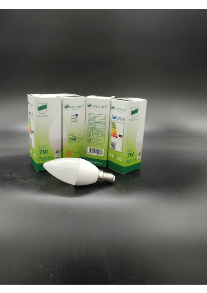 LED AMPUL (E.14)Mum ampul.Sarı ışık (7.Watt=60.Watt)(4.Adetli paket) fırsatları