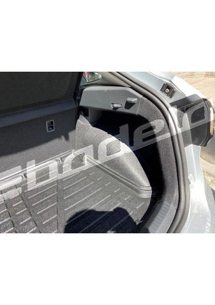 2024 Vw Taigo (Üst Kademe) Uyumlu 3D Kauçuk Bagaj Havuzu