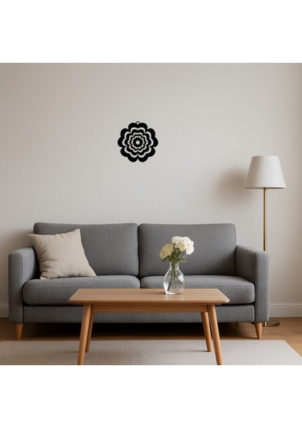 Çiçek Motifli Mdf Dekoratif Duvar Tablosu - ALVN8759-4552 fırsatları