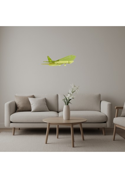 Uçak Figürlü Duvar Dekorasyonu - LORCE3898-6429