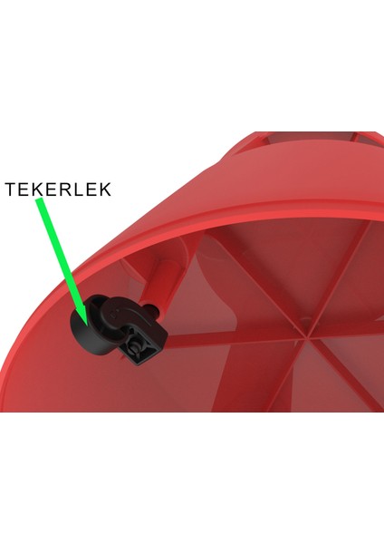 Basamaklı Tekerlekli Kaymaz Tabure modelleri