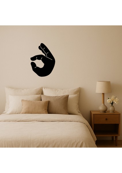 Tamam Işareti Mdf Dekoratif Tablo - LORCE2440-8829