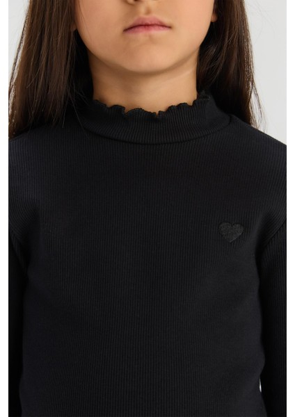 Bg Store Kız Çocuk Siyah Tshirt modelleri