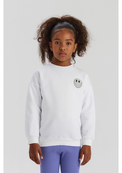 Bg Store Kız Çocuk Beyaz Sweatshirt fiyatları