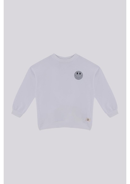 Bg Store Kız Çocuk Beyaz Sweatshirt indirimleri