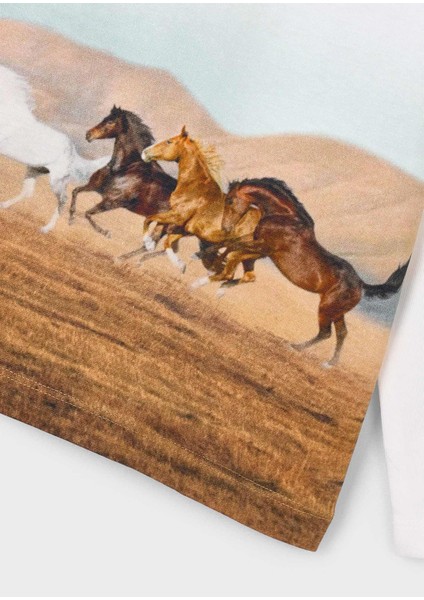 Erkek Çocuk Baskılı Sweatshirt