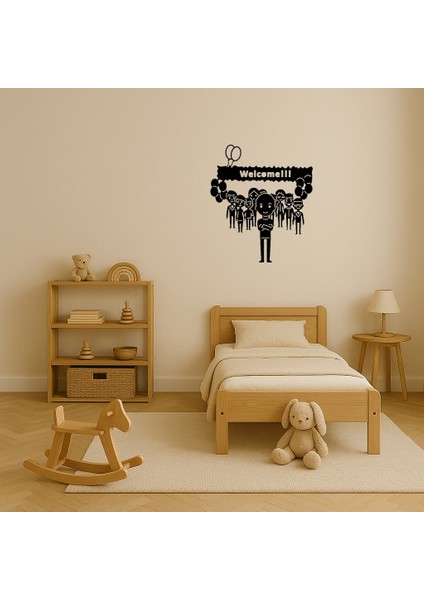 Karşılama ve Balonlar Dekoratif Tablo - PHN7855-3291 modelleri