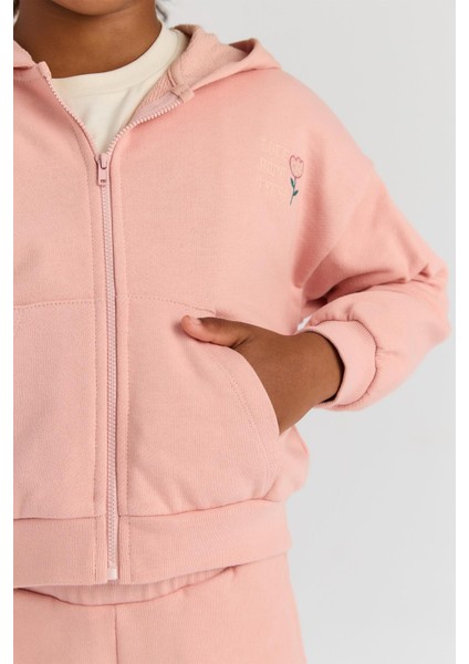 Bg Store Kız Çocuk Gül Kurusu Eşofman Takım fırsatları