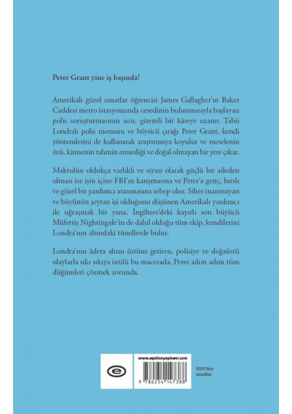 Yeraltından Fısıltılar - Ben Aaronovitch fiyatları