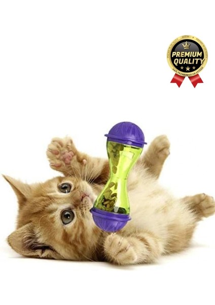 Premium Seri Saklama Hazneli Içgüdüsel Avlanma Kum Saati Interaktif Kedi Köpek Ödül Maması Oyuncağı fırsatları