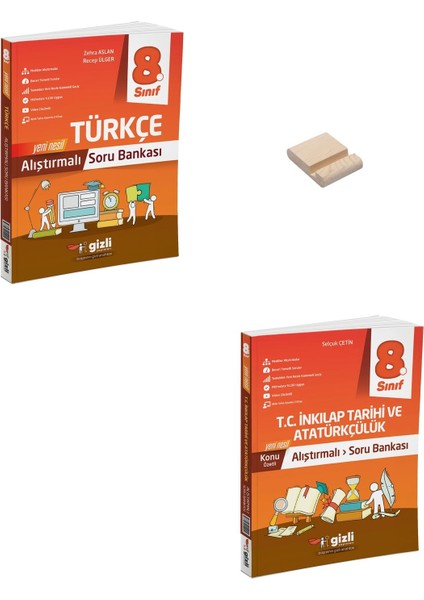 Lgs 8. Sınıf Konu Anlatımlı Alıştırmalı Türkçe ve Inkılap Tarihi Soru Bankası + Telefon Tutucu