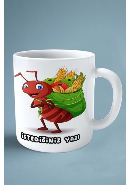 Karınca Baskılı Kupa Bardak Çift Taraflı Kişiye Özel Model 12 fiyatları