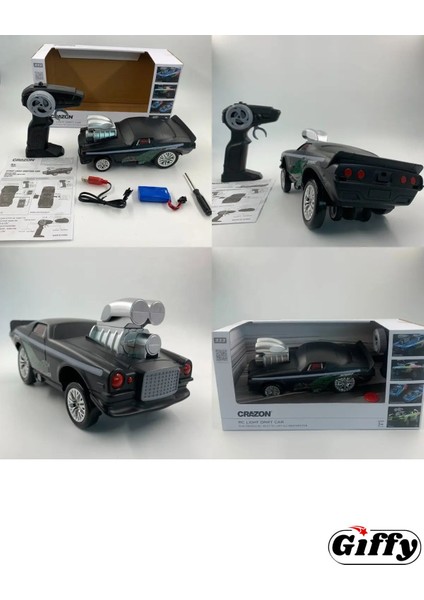 Uzaktan Kumandalı Araba 6 Farklı Mod LED Işık,şarjlı,r/c,full Fonksiyon,çılgın Crazy Akrobat Araba