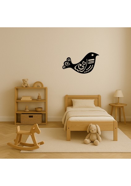 Süs Kuşu Motifli Dekoratif Tablo - LORCE5731-4835 modelleri