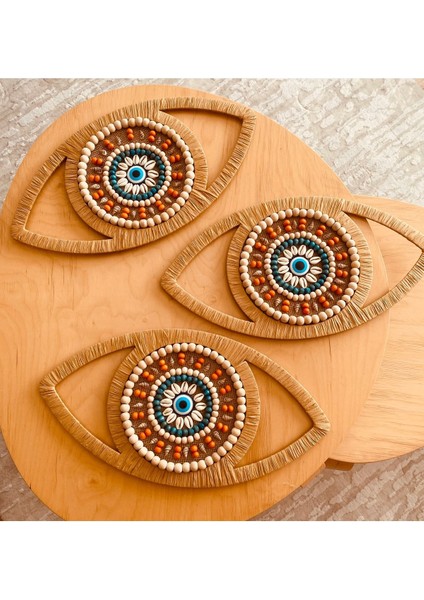 Renkli Göz Duvar Süsü, Nazarlık ve Nazar Boncuklu Dekor, Şık ve Enerjik Tasarım modelleri