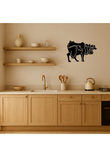 Komik Inek Tasarımlı Mdf Dekoratif Tablo - ALVN6439-9200 fiyatları