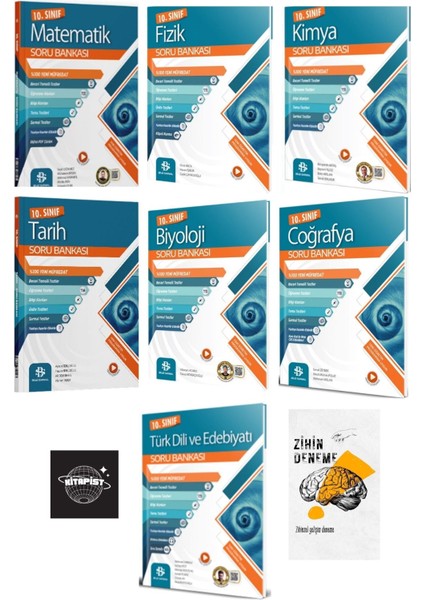 Bilgisarmal 10.sınıf Tüm Dersler Soru Bankası Yeni MÜFREDAT+ZİHİNDENEME-KS273