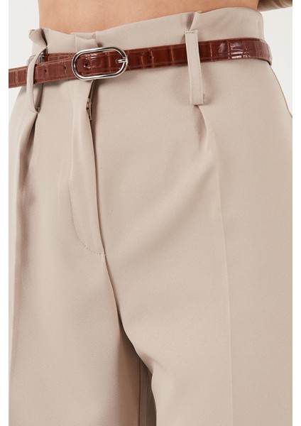 Wide Leg Yüksek Bel Geniş Paça Palazzo Pantolon Bayan Pantolon 65271262