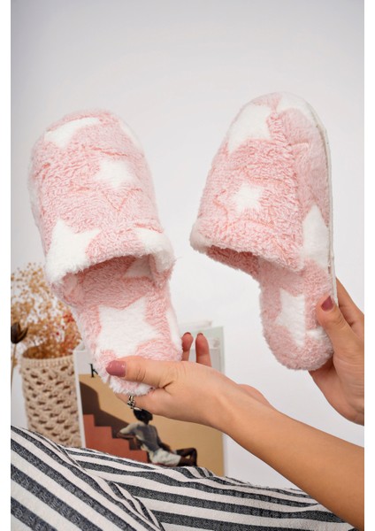 Kadın Ev Terliği Peluş Terlik Çeyiz ve Bohça Terliği Ses Yapmaz Kalın Taban indirimleri