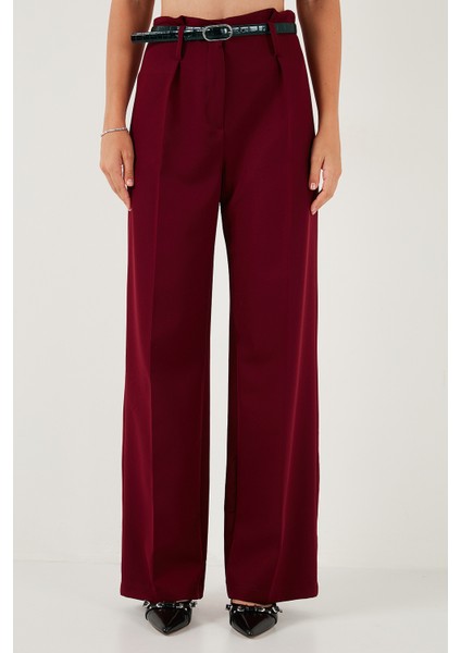 Wide Leg Yüksek Bel Geniş Paça Palazzo Pantolon Bayan Pantolon 65271262 fiyatları