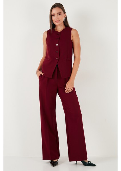 Wide Leg Yüksek Bel Geniş Paça Palazzo Pantolon Bayan Pantolon 65271262 fırsatları