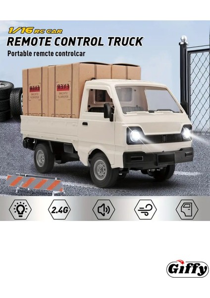 Uzaktan Kumandalı Rc Kamyonet ,yük Taşıma Aracı ,sesli ,ışıklı ,şarjlı ,(Pil Hediyeli),2.4 Ghz Araç indirimleri