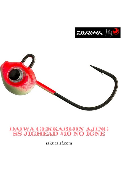 Gekkabijin Sw Light Jig Head Ss Yako #8 3,0 Gr.