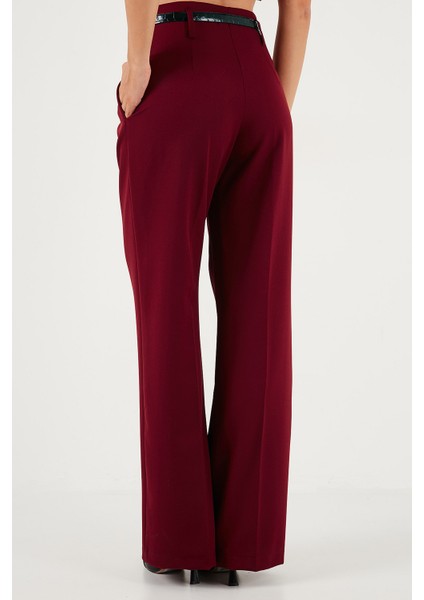 Wide Leg Yüksek Bel Geniş Paça Palazzo Pantolon Bayan Pantolon 65271262