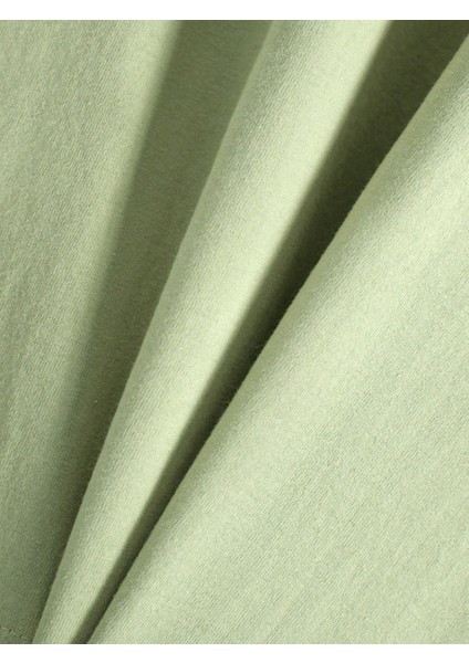 Erkek Açık Yeşil Arkası Active Ayıcık Baskılı Bisiklet Yaka T-Shirt indirimleri