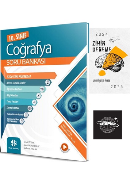 Bilgisarmal 10.sınıf Coğrafya Soru Bankası Yeni MÜFREDAT+ZİHİNDENEME-KS167