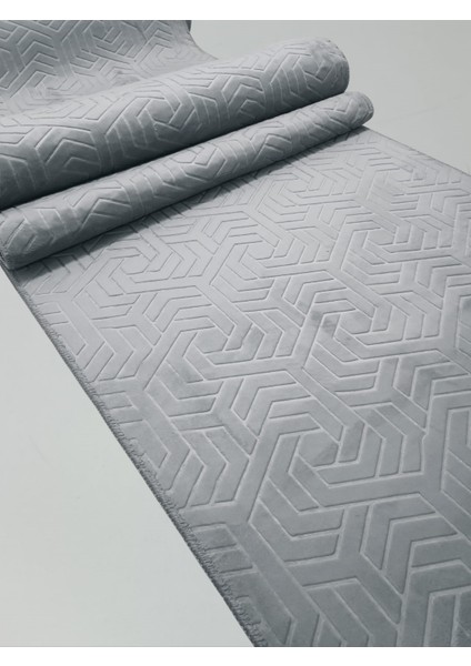 Dinar Armoni Gri Kaymaz Tabanlı Kesme Kabartmalı Salon Koridor Mutfak Hali modelleri