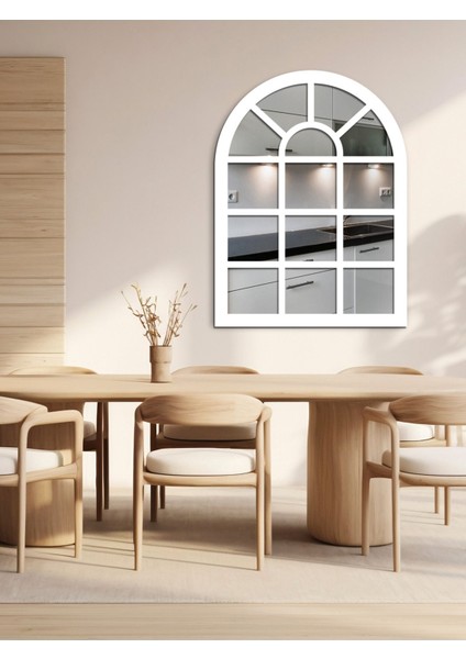 Beyaz Gümüş Pleksi Aynalı Duvar Dekoru, Şık ve Modern Tasarım modelleri