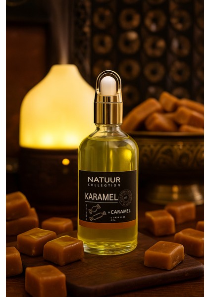 Karamel Esans Buhurdanlık Difüzör Parfüm Esansı Doğal Uçucu Yağ 100 ml