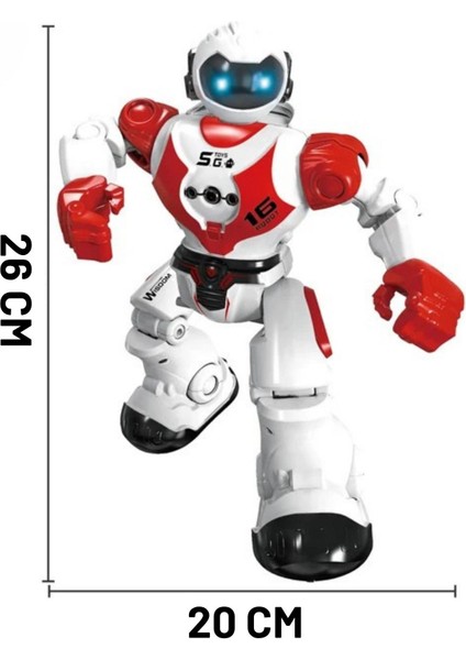 Oyuncak 16 Fonksiyonlu Şarjlı Uzaktan Kumandalı Akıllı Robot Sesli Işıklı Programlama Dans Moonwalk fırsatları