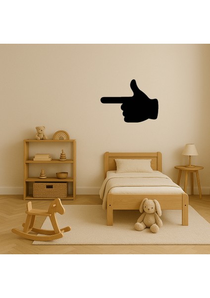 Işaret Eden El Tasarımlı Mdf Dekoratif Tablo - LORCE8191-6191 modelleri