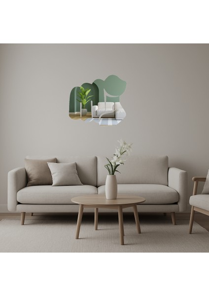 Işaret Parmağı Temalı Dekoratif Aynalı Tablo - LORCE3450-9738