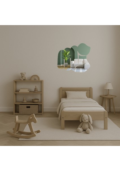 Işaret Parmağı Temalı Dekoratif Aynalı Tablo - LORCE3450-9738 fırsatları