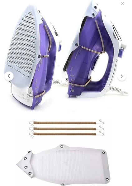 Teflon Silikon Yanmaz Ütü Taban Koruyucu Yapışmaz Isı Kalkanı (250°C Dayanıklı) Hassas Kumaşlar Için