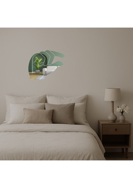 Çimdikleyen El Dekoratif Aynalı Tablo - ALVN7545-5808 fiyatları