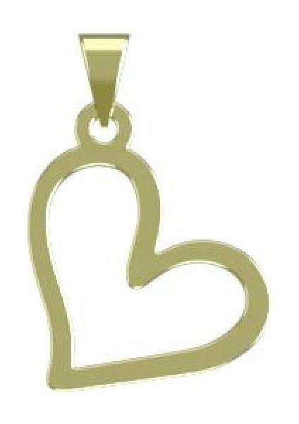 14 Ayar Altın Kalp Kolye Ucu 0.3 Gr, KC17701 Kodlu modelleri