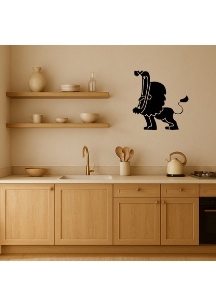 Kükreyen Aslan Dekoratif Duvar Tablosu - ALVN5745-3129 fiyatları