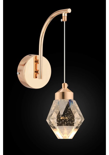 Istanbul Avize Aplik Kabarcıklı Liya Tekli Gold 3 Renk Ledli Modern LED Aplik fiyatları