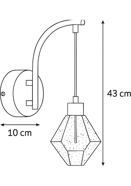 Istanbul Avize Aplik Kabarcıklı Liya Tekli Gold 3 Renk Ledli Modern LED Aplik modelleri