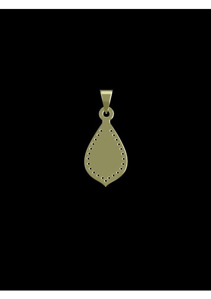 14 Ayar Altın Gözyaşı Damlası Kolye Ucu 0.3 Gr, KC12416 Kodlu fiyatları