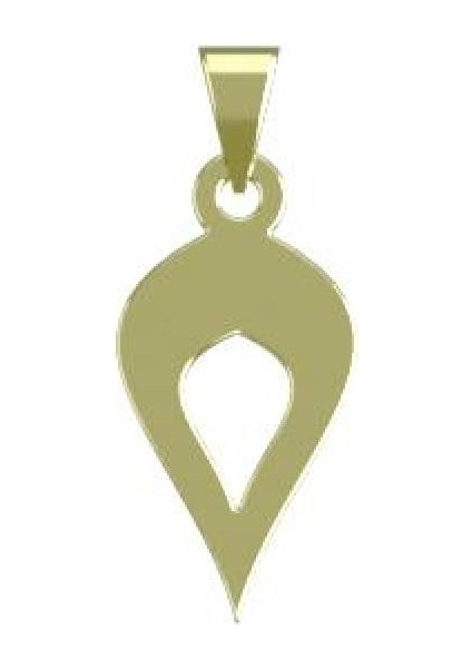 14 Ayar Altın Gözyaşı Damlası Kolye Ucu 0.3 Gr, KC12441 Kodlu modelleri