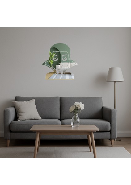 Vampir Adam Emoji Iç Mekan Aynalı Tablosu - LORCE4359-4486 indirimleri