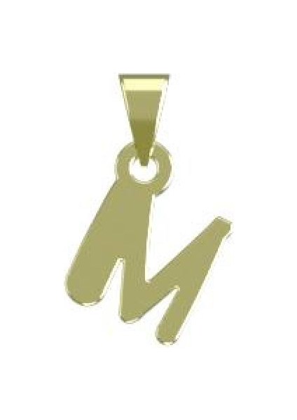 14 Ayar Altın M Harfi Kolye Ucu 0.3 Gr, KC17002 Kodlu modelleri